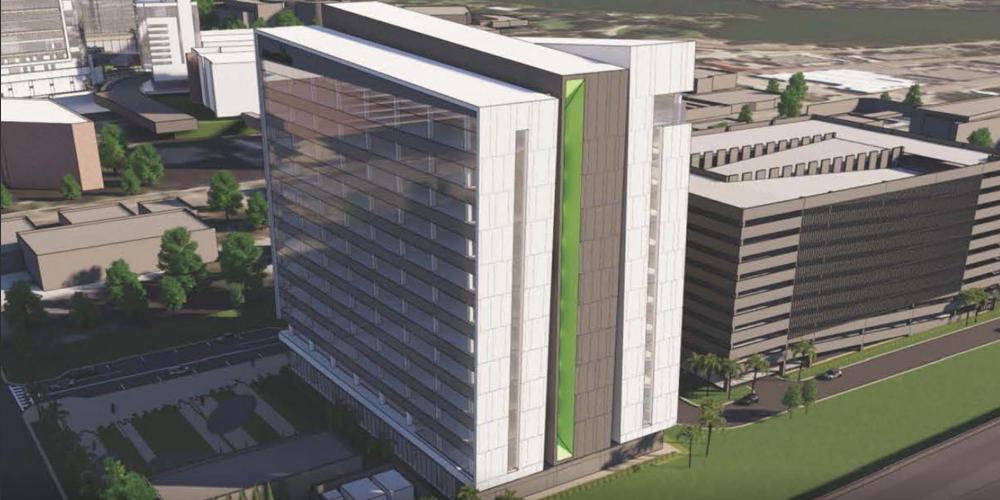 AdventHealth coloca parte superior de importante edificio, denominado “Torre de Innovación”